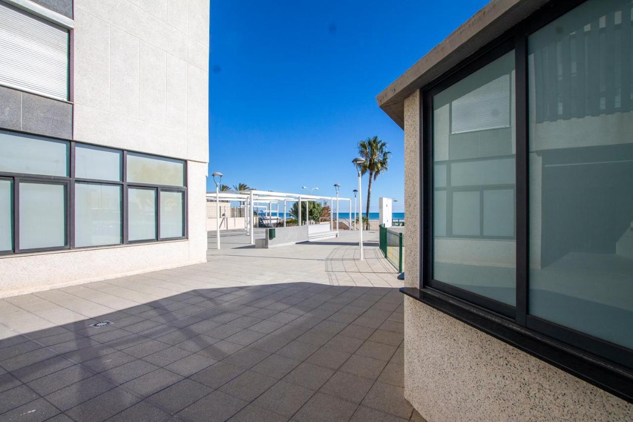 Espacio 5 - Primera Linea De Playa Lägenhet Cullera Exteriör bild